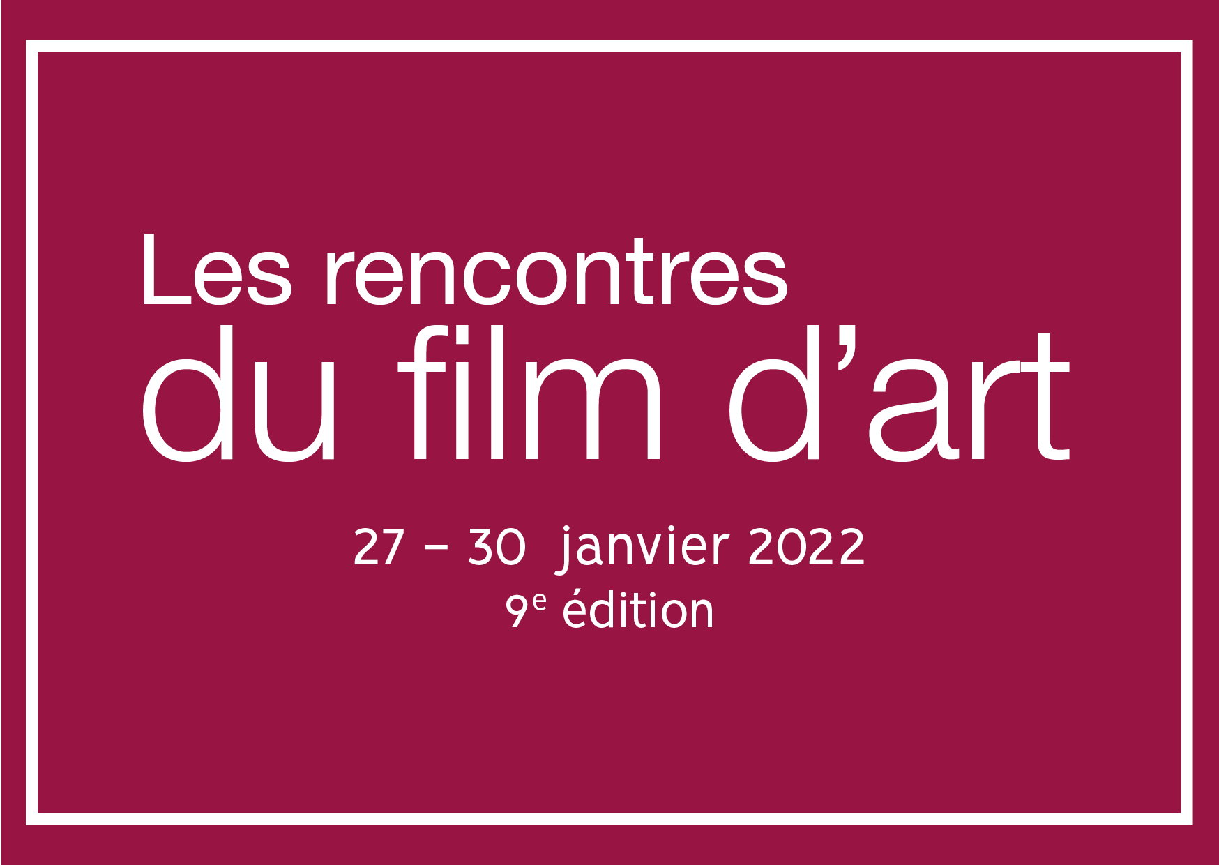 Horaires Des Séances Du Film à L'approche De L'automne 9e édition - Les Rencontres du Film d'Art